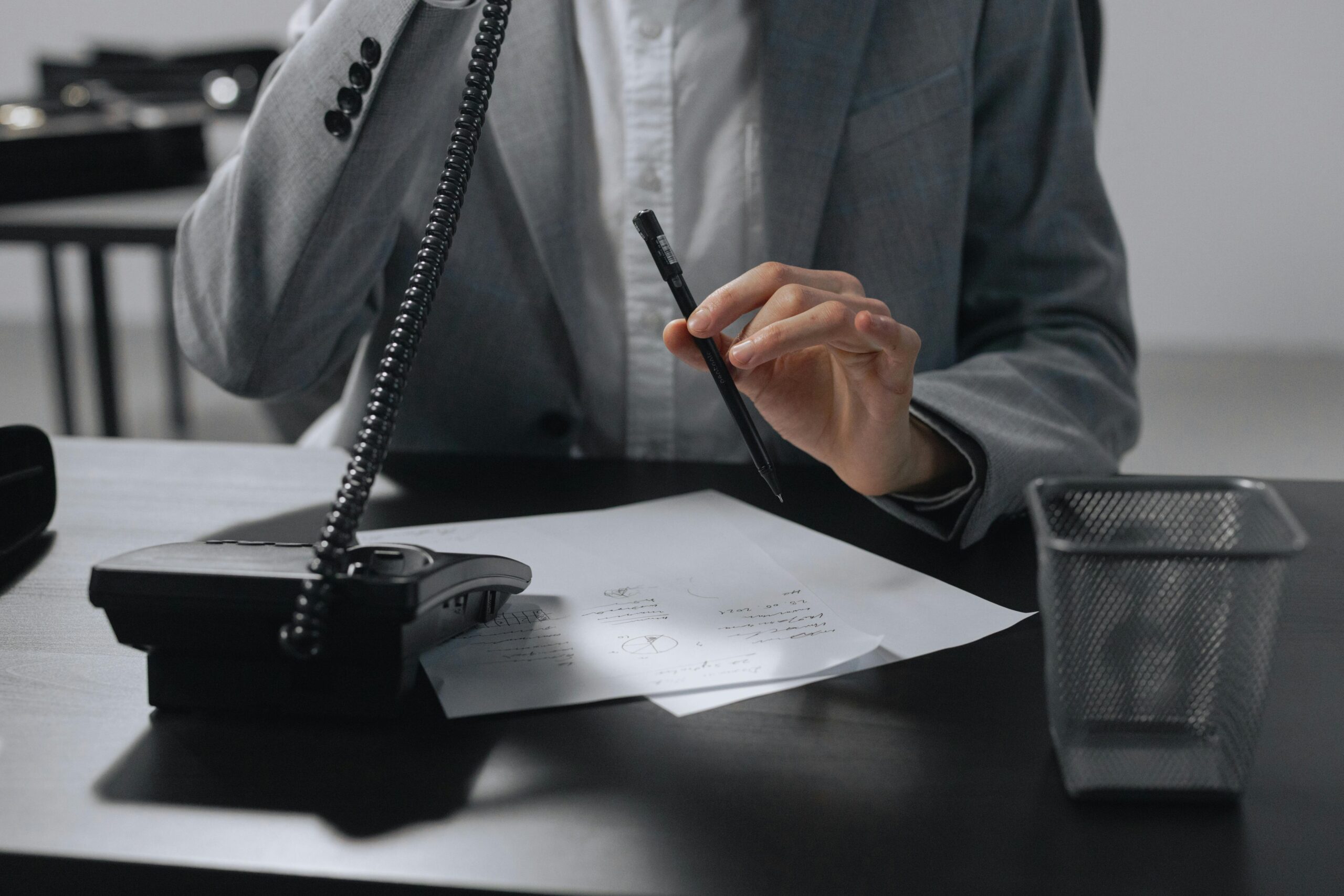 A simple checklist illustrating pre-conference call preparations