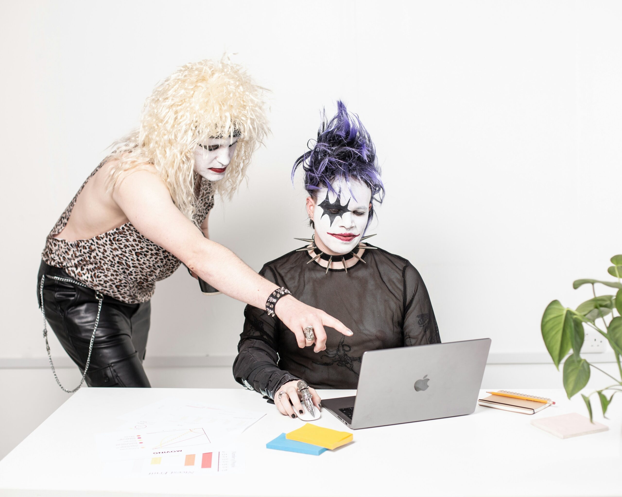 Illustration of tech team frustrated while troubleshooting technology issues
