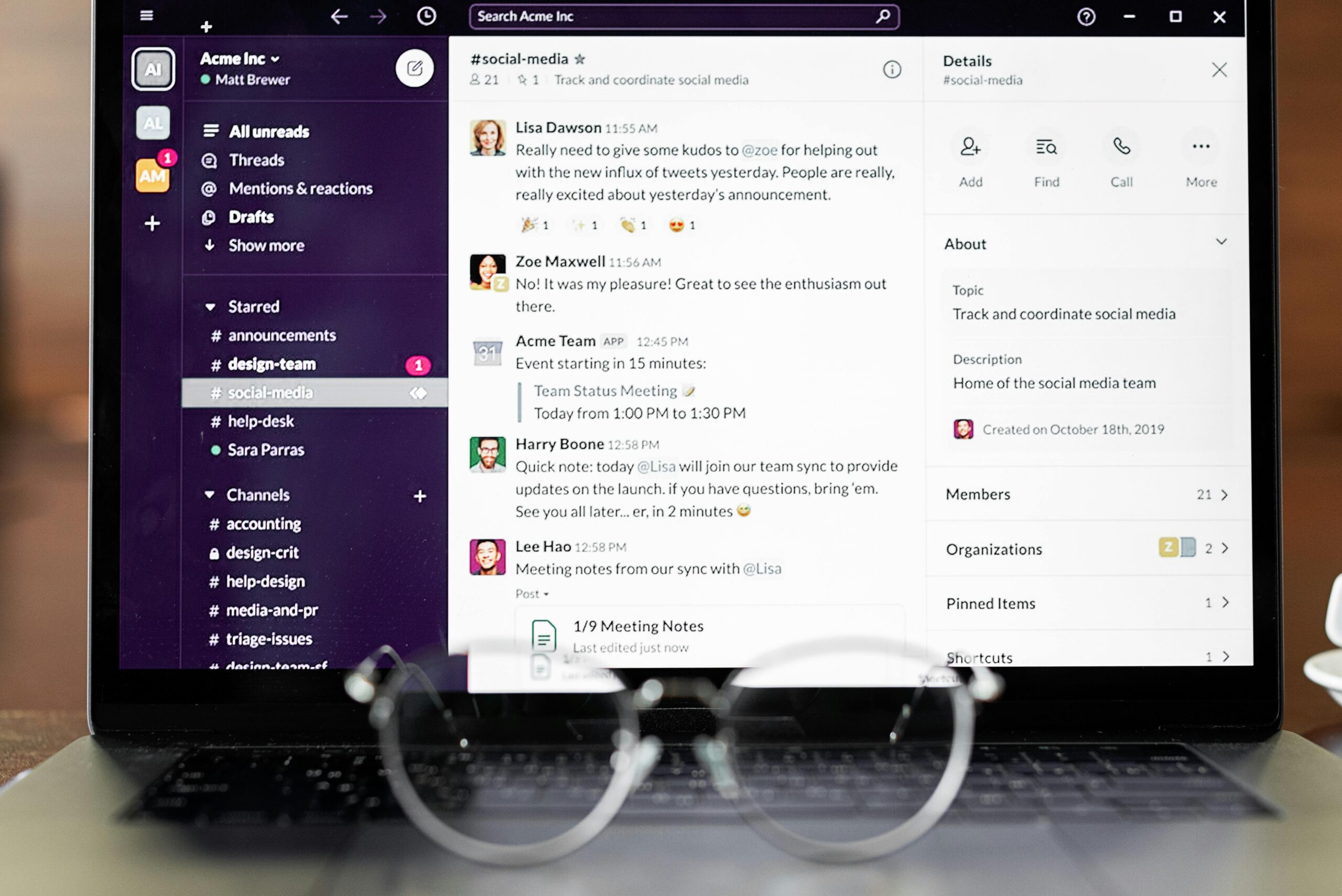 Screenshot Demonstrating How To Integrate Voicemail Transcription Into Slack Channels